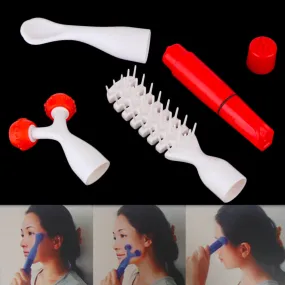 2016 Multifunction Face Scalp Roller Multi-point Massage Vibration Massager Set Hot Selling