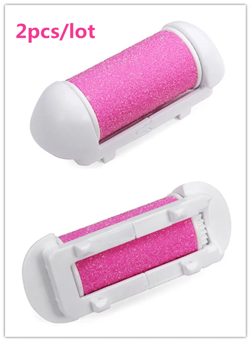 2pcs/lot KM2500 Roller Grinding Head Replacement for Dead Skin Callus Remover Foot Smoother Pedicure Massage Tool