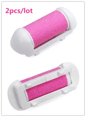 2pcs/lot KM2500 Roller Grinding Head Replacement for Dead Skin Callus Remover Foot Smoother Pedicure Massage Tool