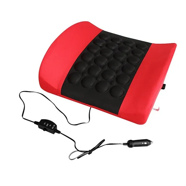 4 Colors Electric Massage Car Seat Soft Sponge Waist Support Pillow Bone Stimulate the Circulation of Blood Cushion Car Styling