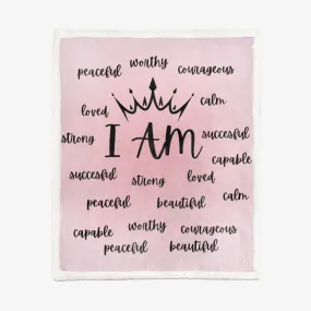 Affirmations Super Soft Plush Blanket