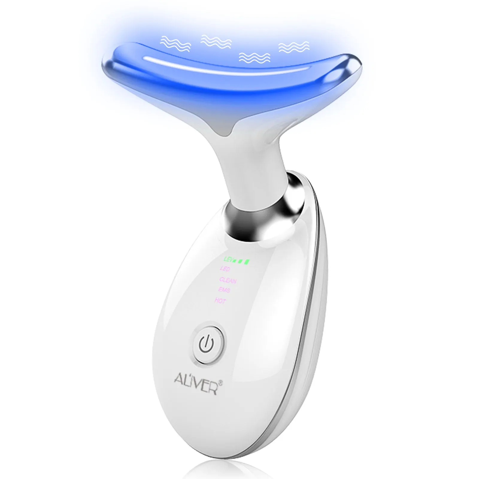 Aliver Neck Face Beauty Device, Skin Care Facial Massager, 3 in 1 Portable Face Massager for Skin Care, Face Sculpting Tool，Mother's Day Gift
