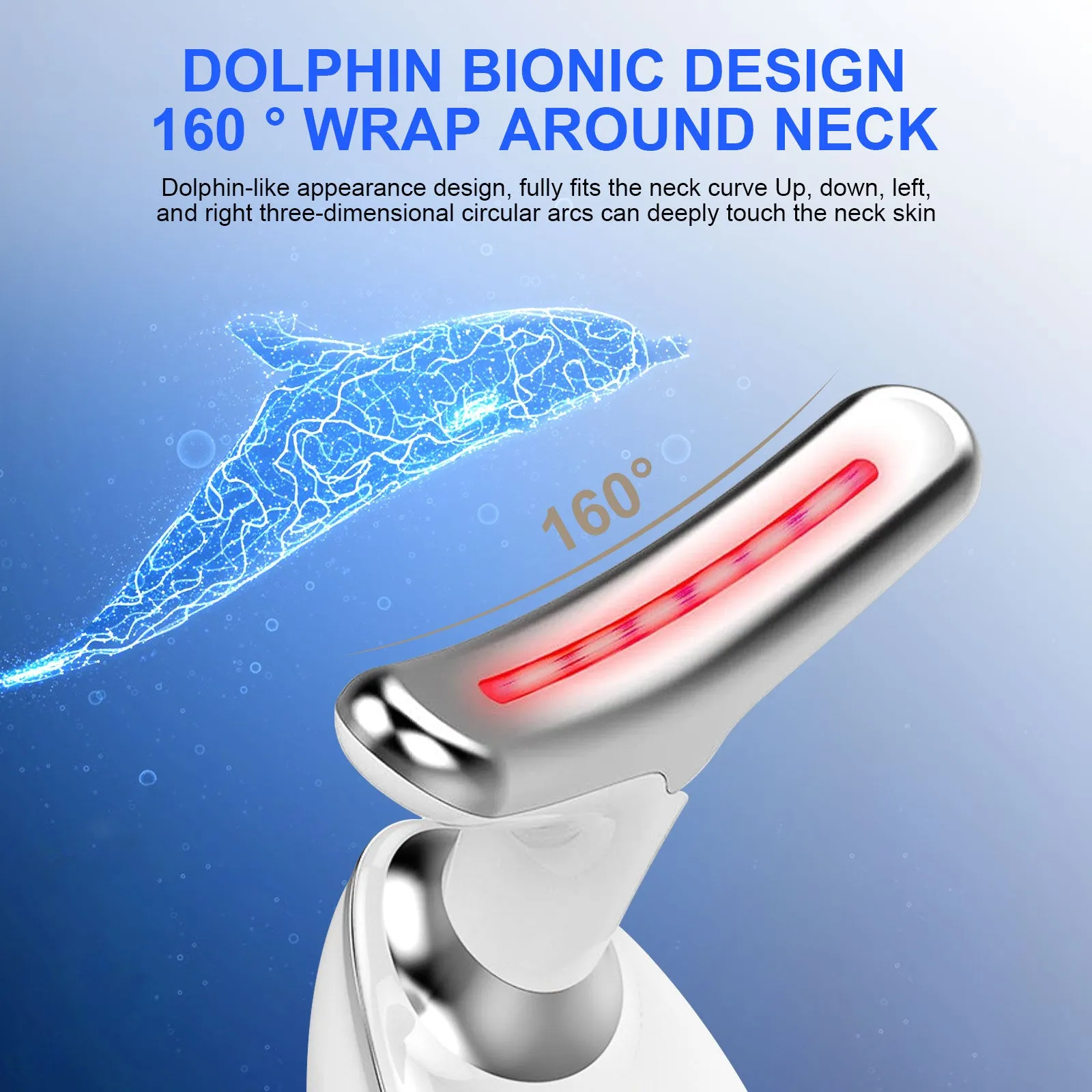 Anti Wrinkles Neck Face Massager, Beauty Massager for Face and Neck