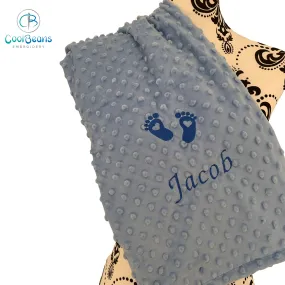 Baby Feet - Baby Bubble Blanket - Personalised