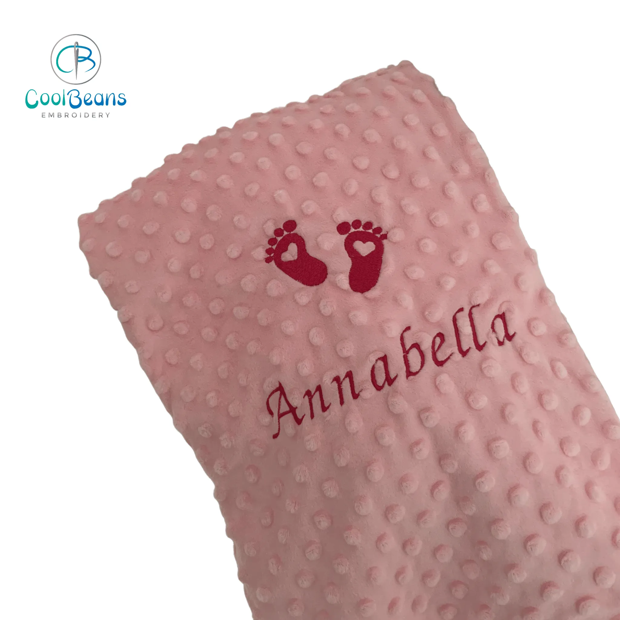 Baby Feet - Baby Bubble Blanket - Personalised
