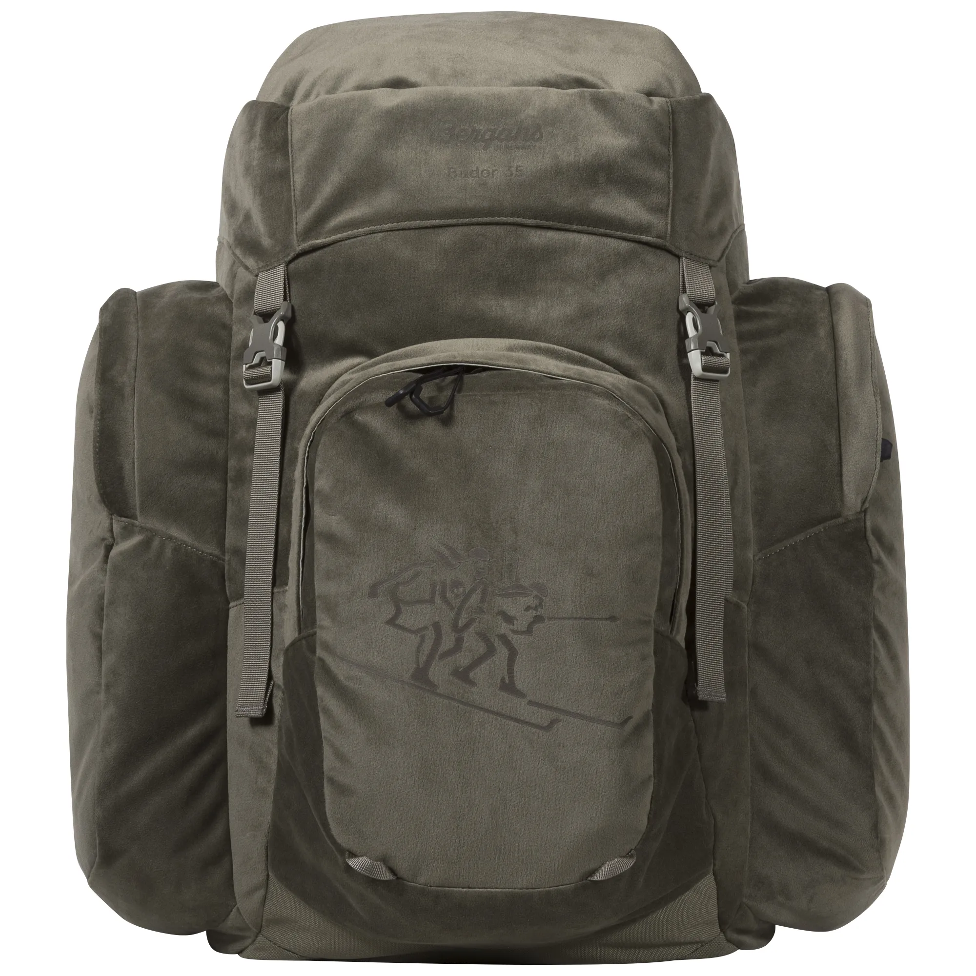 Bergans Budor Chair Pack 35 Green Mud | Buy Bergans Budor Chair Pack 35 Green Mud here | Outnorth