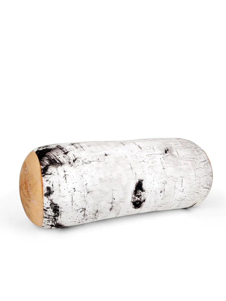Birch Log Pillow