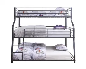 Caius Triple Metal Bunk Bed (Twin/Full/Queen)