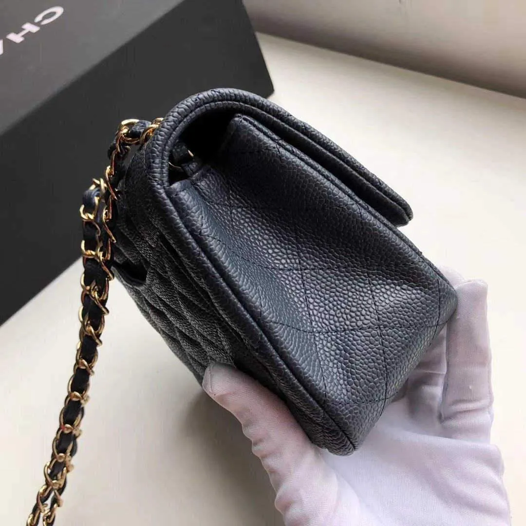 CC Flap Bag X Caviar Mini