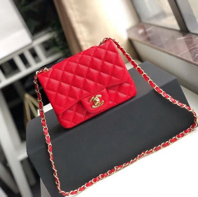CC Flap Bag X Caviar Mini