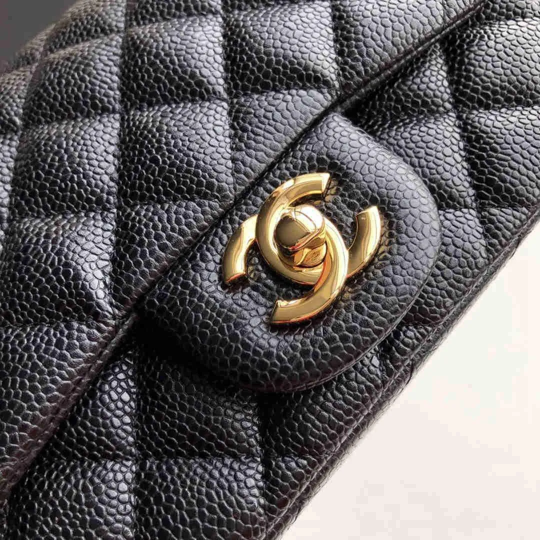 CC Flap Bag X Caviar Mini