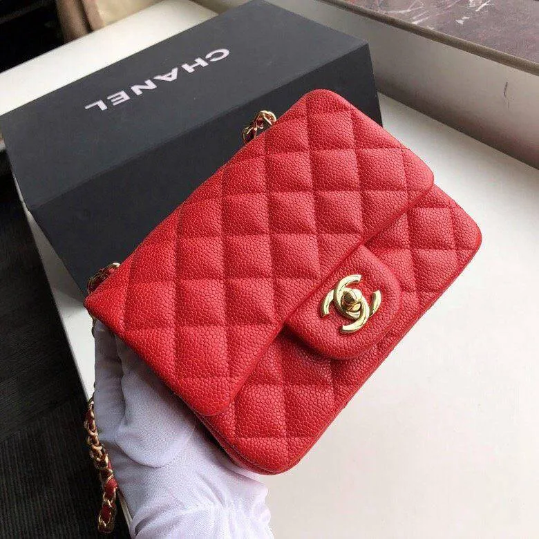 CC Flap Bag X Caviar Mini