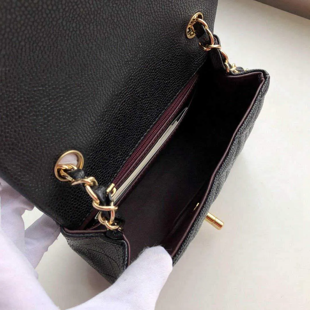 CC Flap Bag X Caviar Mini