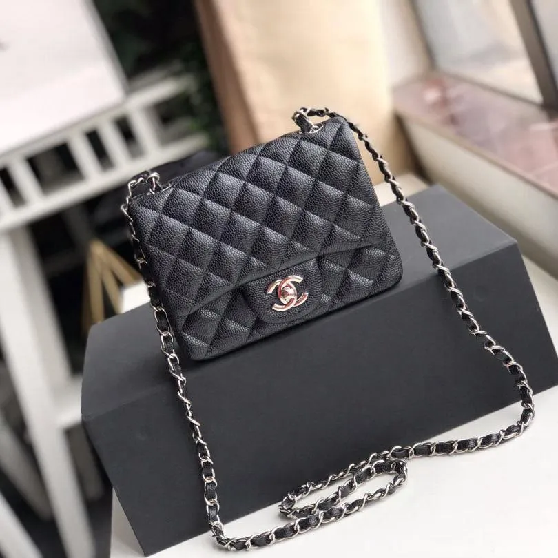 CC Flap Bag X Caviar Mini