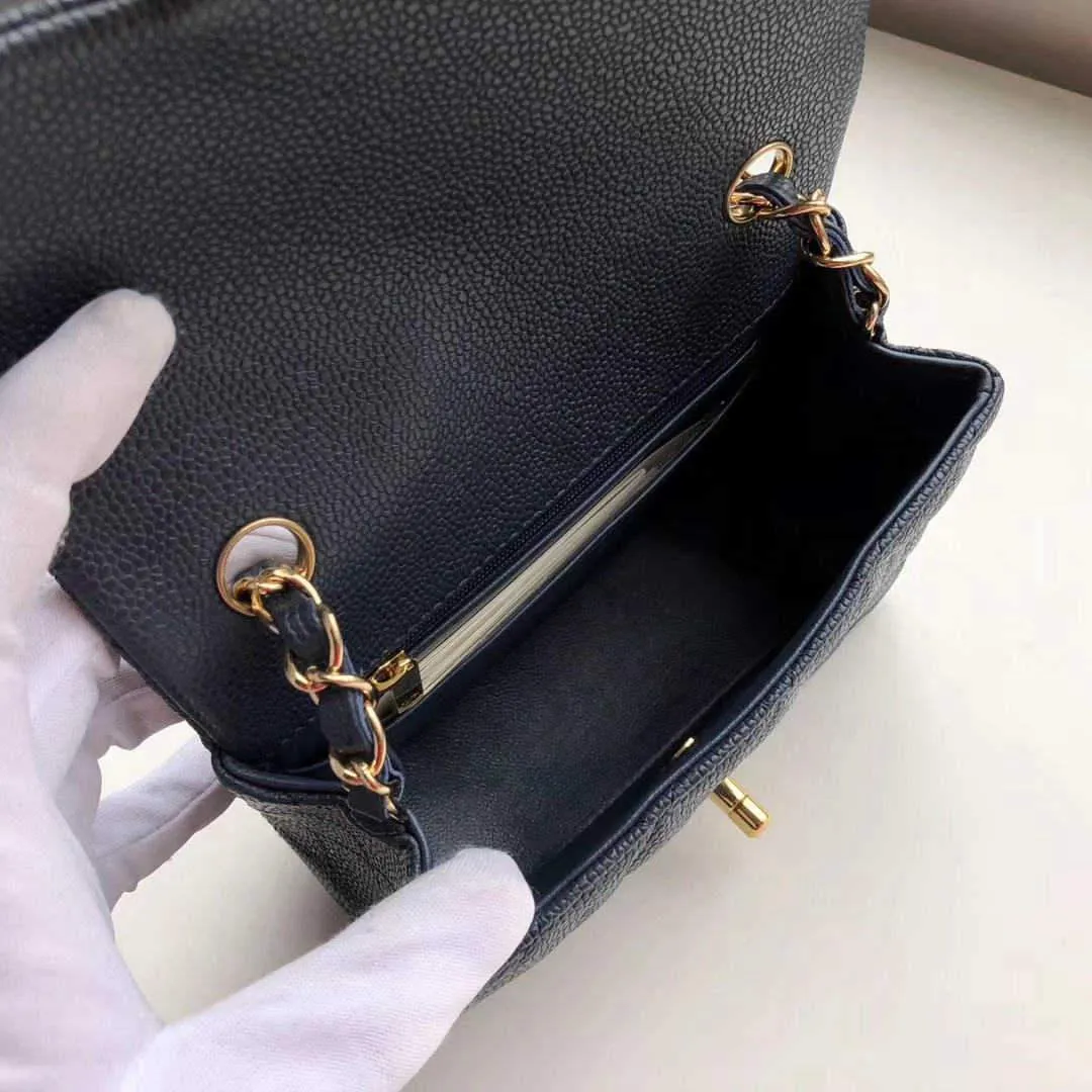 CC Flap Bag X Caviar Mini