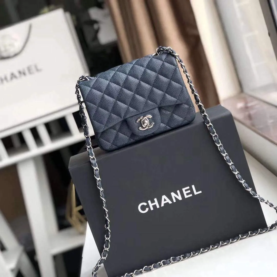 CC Flap Bag X Caviar Mini