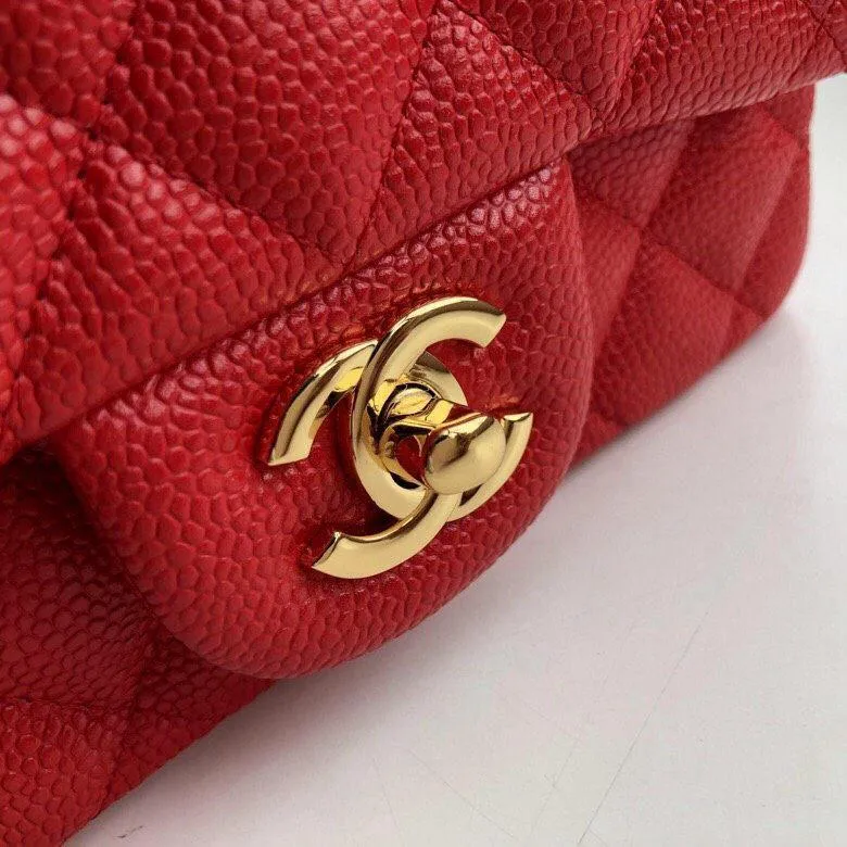 CC Flap Bag X Caviar Mini