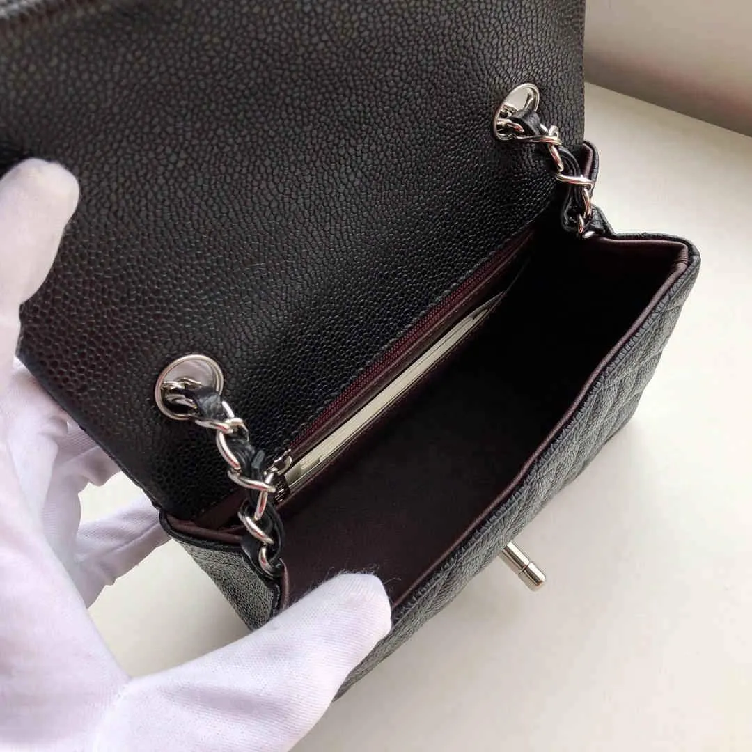 CC Flap Bag X Caviar Mini