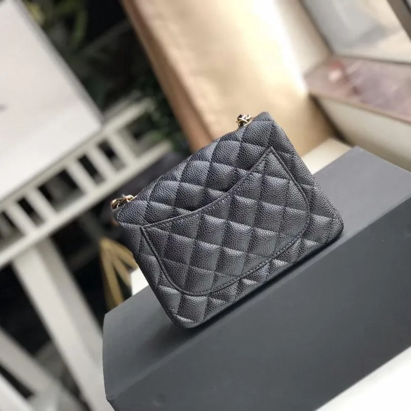 CC Flap Bag X Caviar Mini