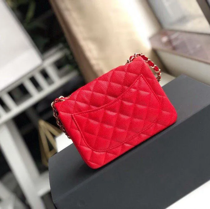 CC Flap Bag X Caviar Mini