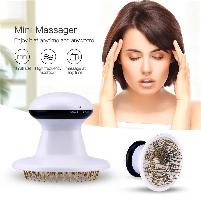 Electric Head Scalp Massager Brain Relaxation To Relieve Stress Therapy Vibration Massage Hair Loss Weight Loss Fat Reducing