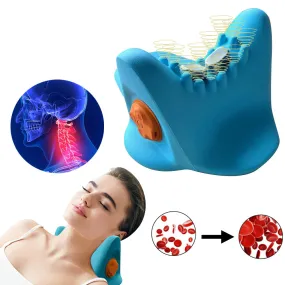 EMS Heat Vibrating Back & Neck Massage Pillow