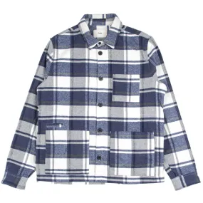 Folk Assembly Jacket - Navy Blanket Check