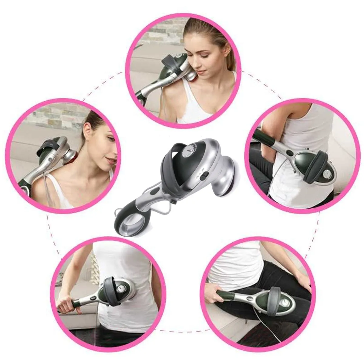 Infrared Handheld Percussion Muscle Massager Deep Tissue