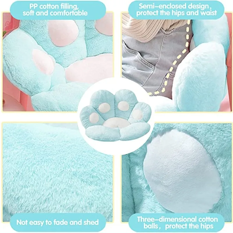 Kawaii Cat Paw Pillow Plush