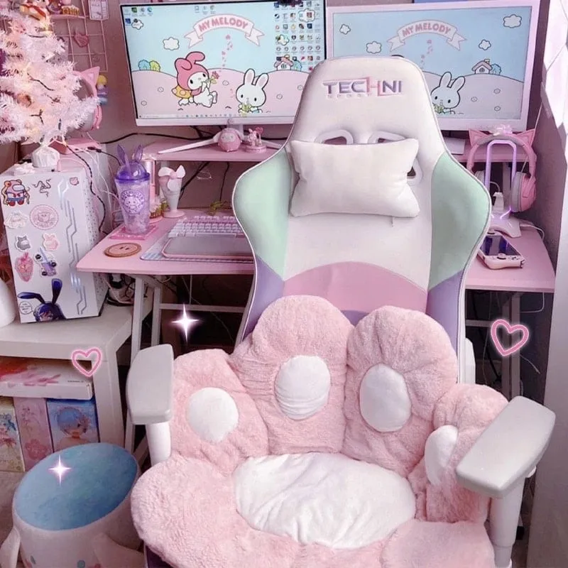 Kawaii Cat Paw Pillow Plush