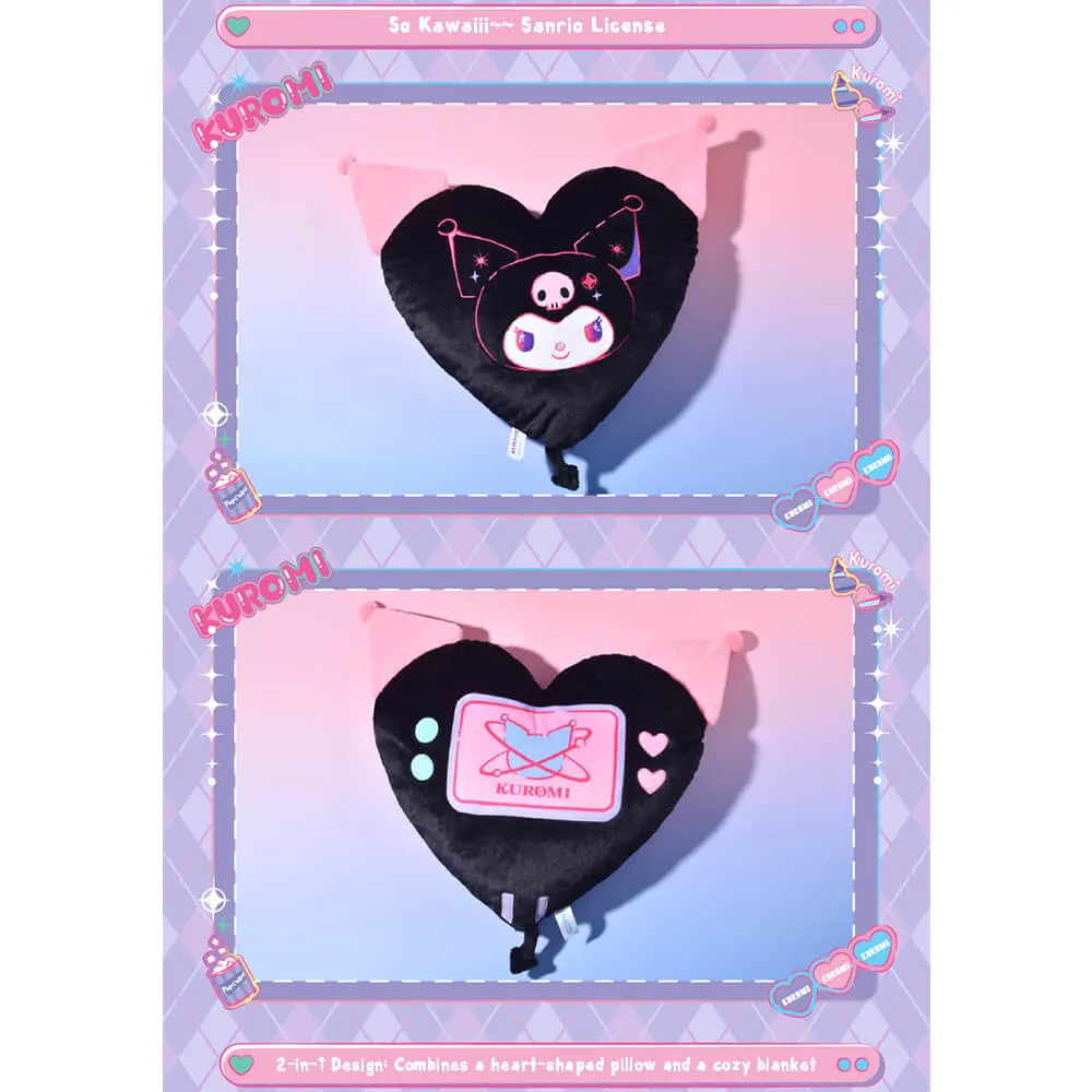 Kuromi Wonderful Journey Pillow Blanket
