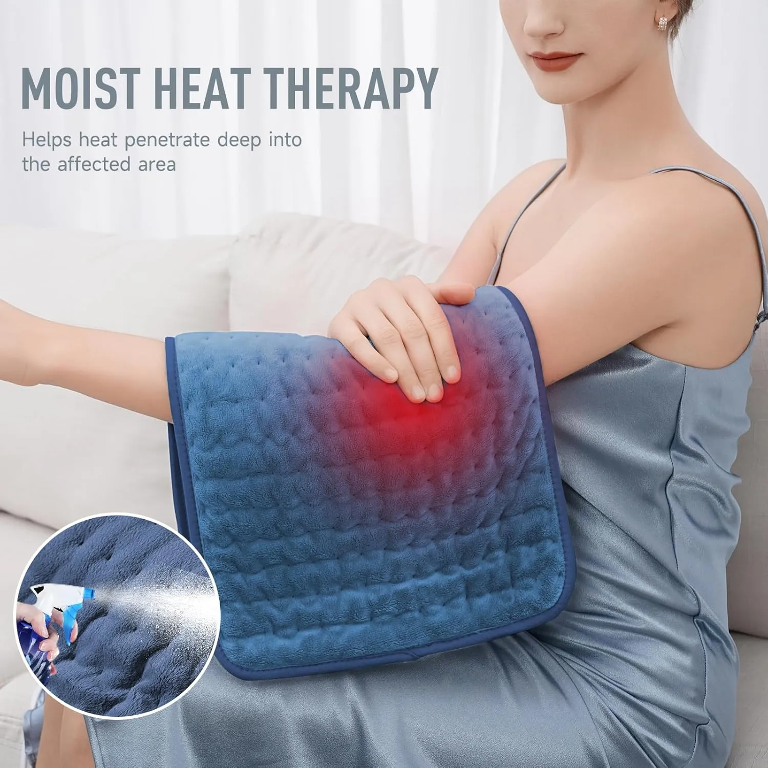 Massaging Heating Pad For Back Pain