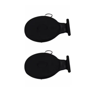 style: Circle 2pcs, Color: Black - 360 Degree Rotation Seat